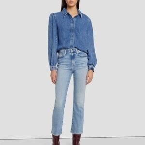 7 for all Mankind LUXE VINTAGE HIGH WAIST SLIM KICK 29